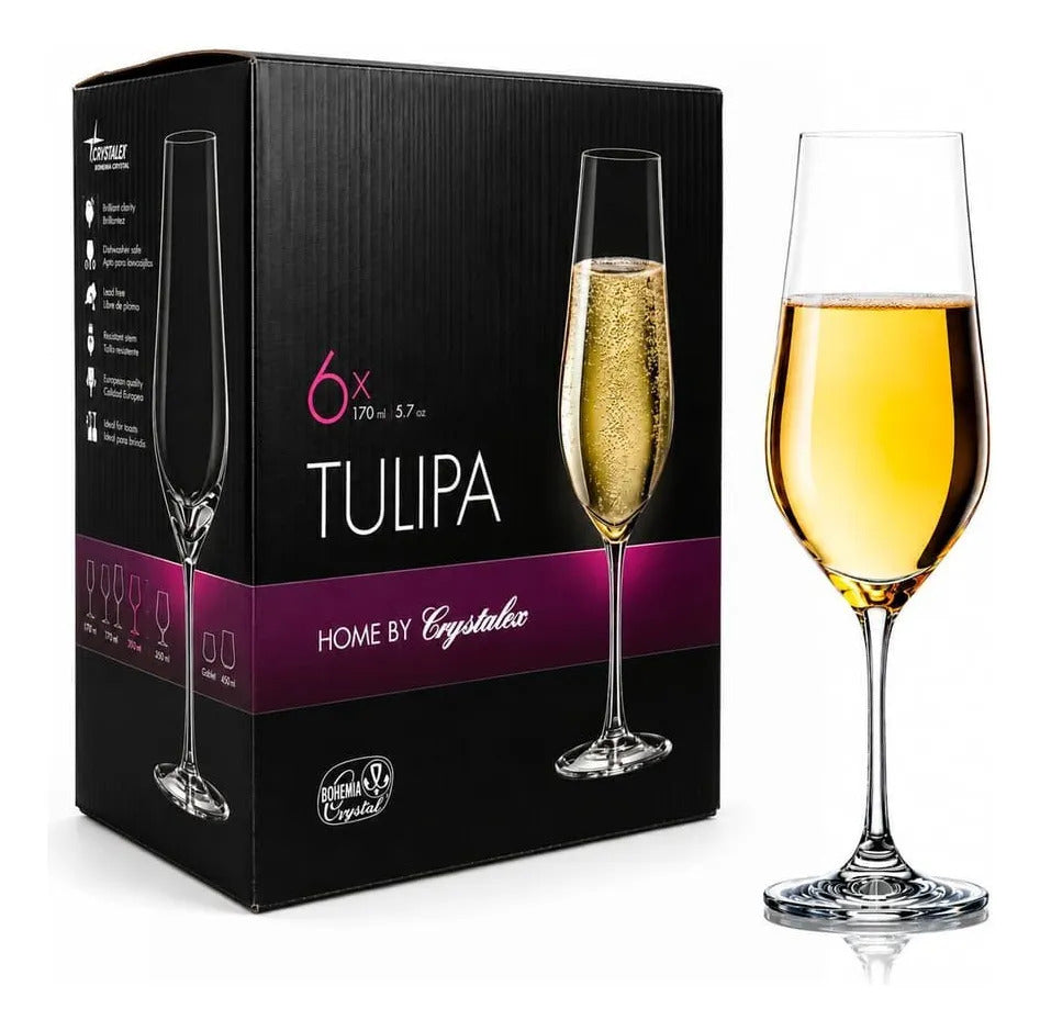 Set Copas Tulipa 170 Ml X6 Bohemia