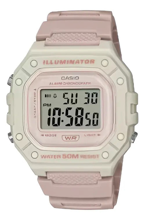 Reloj Casio Digital W-218hc-4a2 - Rosa