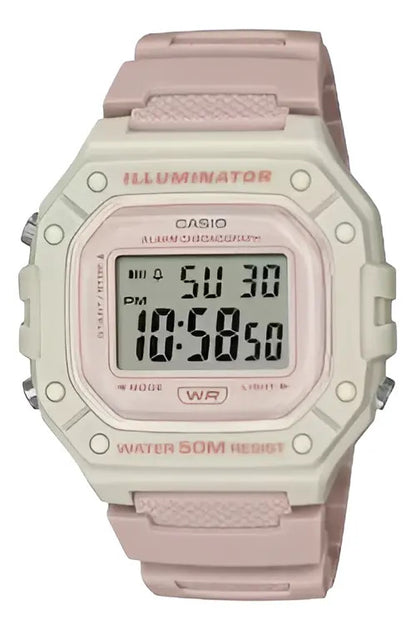 Reloj Casio Digital W-218hc-4a2 - Rosa