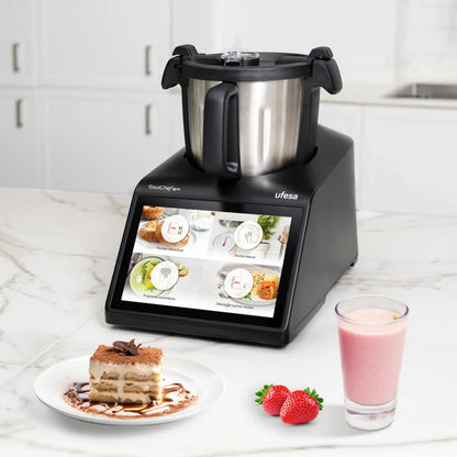 Robot De Cocina Multifunción Ufesa Total Chef Rk10 Negro