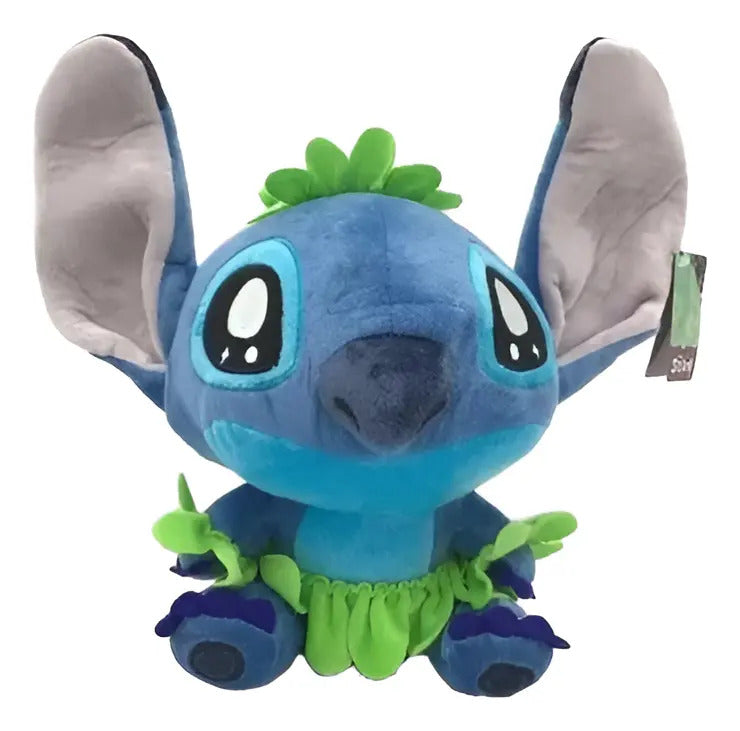 Peluche Stitch Con Ropa Varios Diseños 25 Cm - Verde
