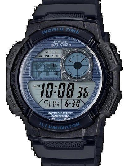 Reloj Casio Digital - Ae-1000w-2a2vcf - Negro Gris