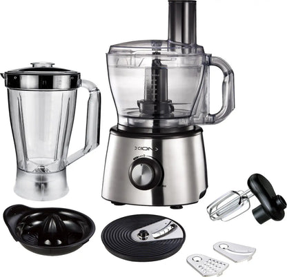 Multiprocesadora Premium Xion 1200w Xi-gl1200 - Plateado