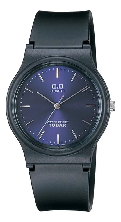 Reloj Q&q Silicona Hombre 34mm Vp46j007y - Negro