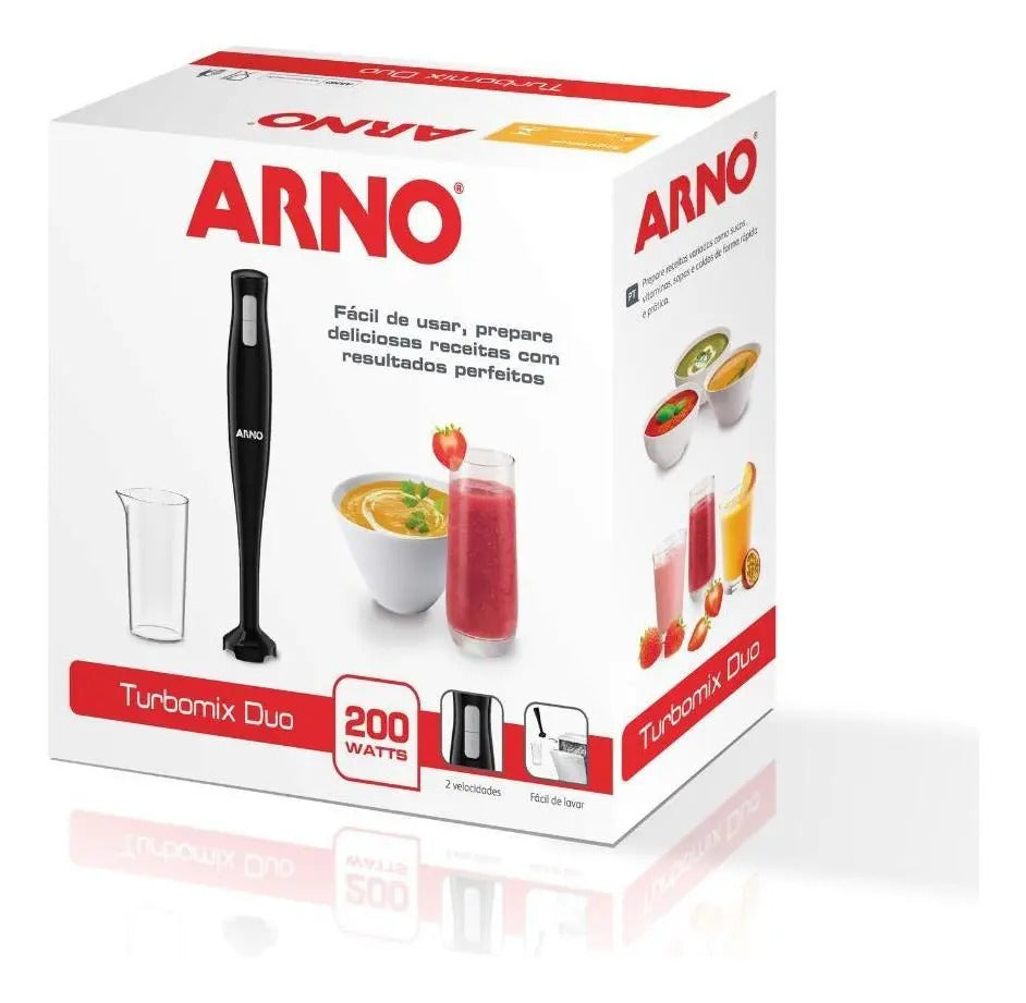 Mezclador Mixer Arno Turbomix Duo 200w - Negro