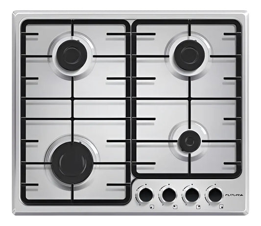 Anafe A Gas Futura 60cm Acero Inox Fut-a60gx - Gris
