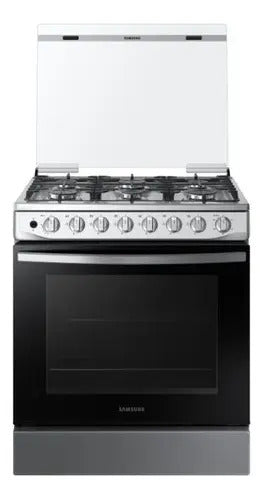 Cocina Samsung A Gas 6 Hornallas Sanx52a5411cs - Negro