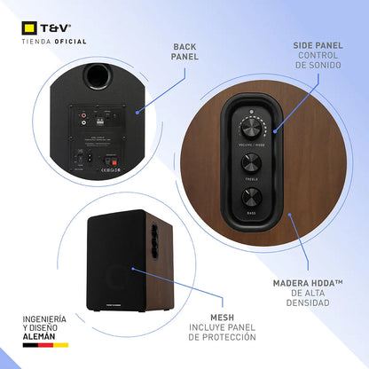 Parlante Thonet & Vander Kurbis Cinema Bluetooth