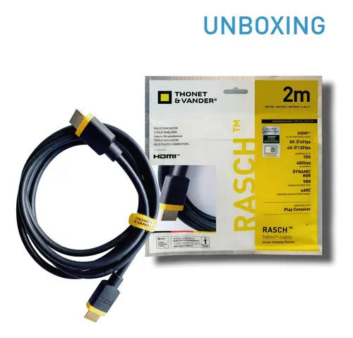 Cable Hdmi Rasch 2.1 8k Thonet & Vander 2m