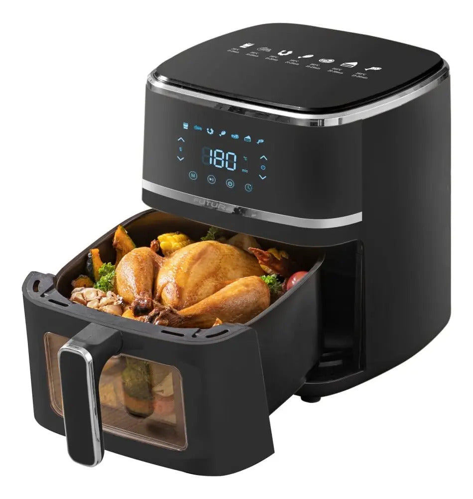 Freidora De Aire Futura 5,5 Lt Digital Fut-af55db - Negro