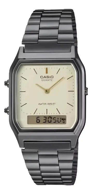Reloj Casio Metal Aq-230gg-9a - Negro