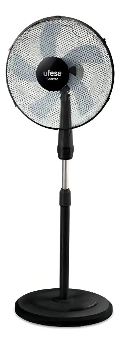 Ventilador De Pie Ufesa Seattle 40cm 3 Vel - 40.64 Cm 60 Hz Negro Azul Plástico 5