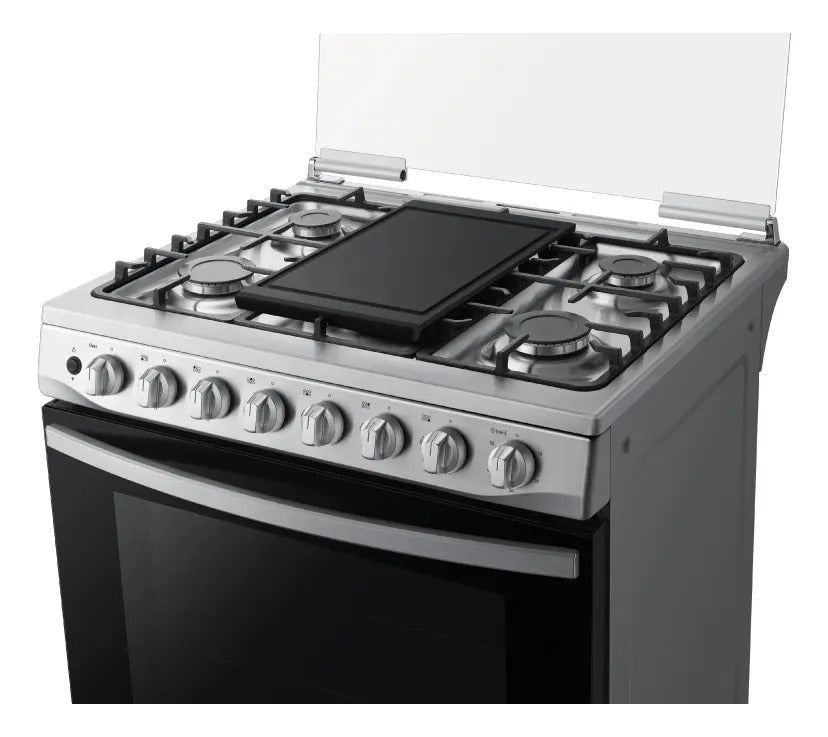 Cocina Samsung A Gas 6 Hornallas Sanx52a5411cs - Negro
