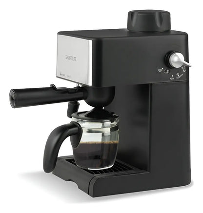 Cafetera Espresso Smartlife 3,8 Bares Sl-cm4648ve Negro/plateado