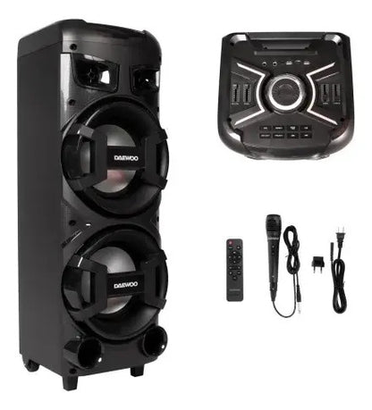 Parlante Torre De Sonido Daewoo 80w Bluetooth - Negro