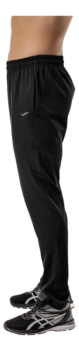 Pantalón Deportivo Microfibra Hombre Elite - Negro S