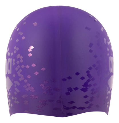 Gorro De Natación Arena Shine Unisex Plum - Índigo Liso Uni
