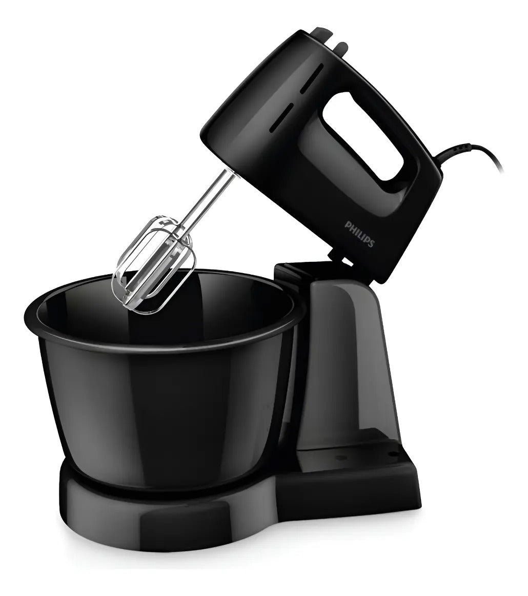 Batidora Con Bowl Philips 250 W 3 Vel Hr7100/90 - Negro