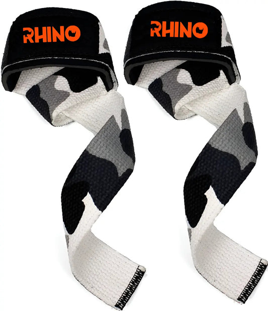Agarre Para Barra Gym Levantamiento Straps Rhino - Camuflado