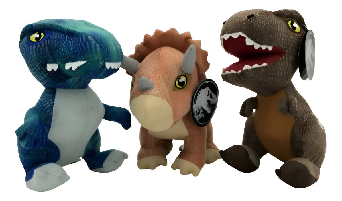 Peluche Jurassic World Dinosaurios C/sonido Phi Phi Variedad