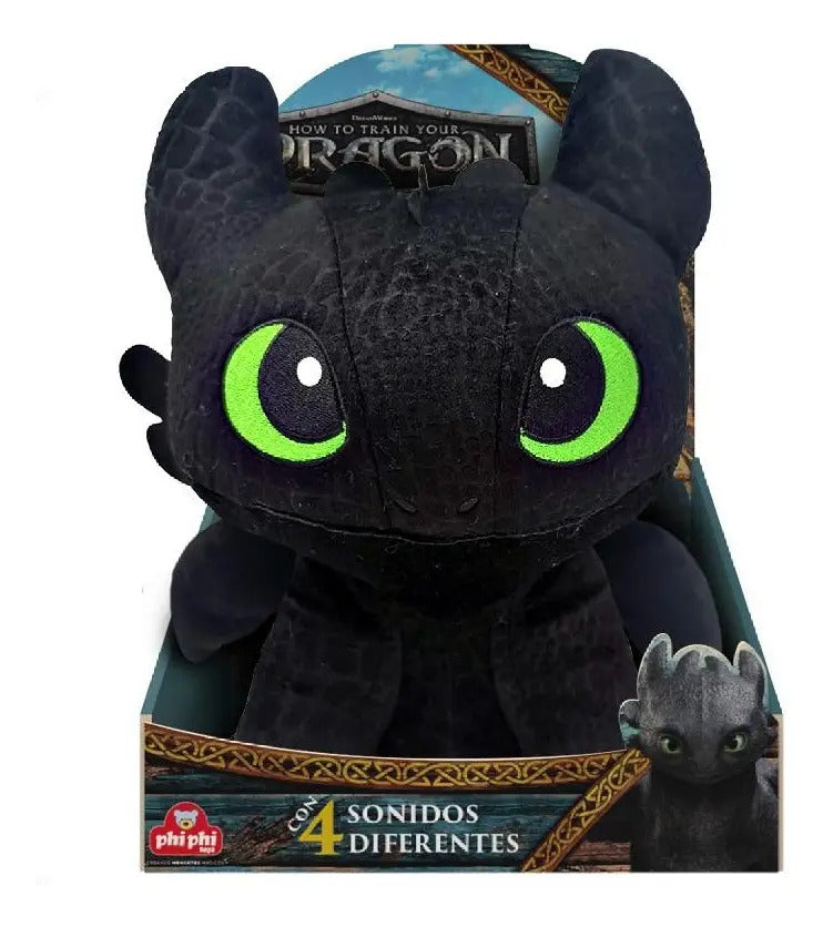 Peluche Chimuelo Con Sonido 25cm Dr006 - Negro