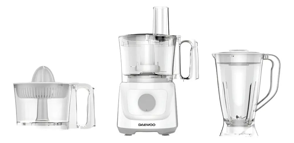 Multiprocesadora Daewoo Licuadora Y Exprimidor - Blanco