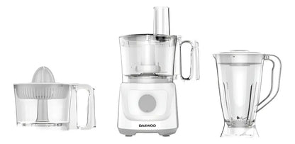 Multiprocesadora Daewoo Licuadora Y Exprimidor - Blanco