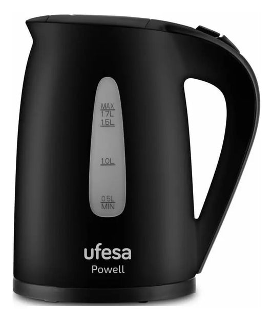 Hervidor De Agua Ufesa 1,7 Lts Black Powell - Negro