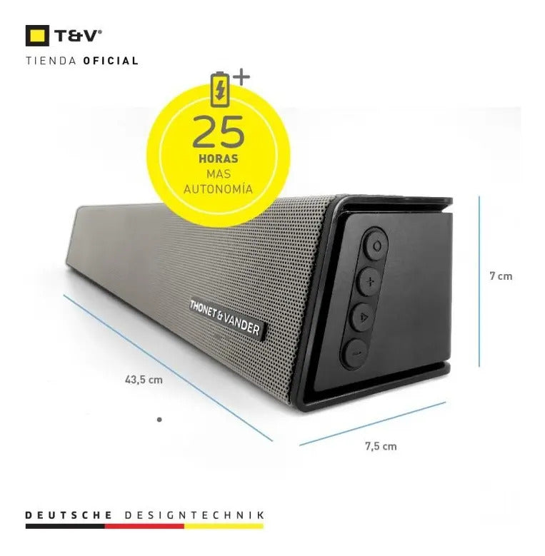 Barra De Sonido Thonet & Vander Holm - Gris