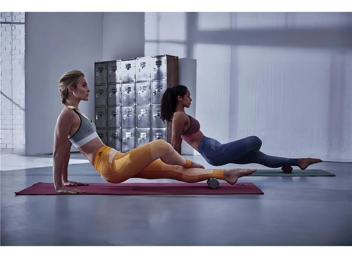 Mini Rolo Rodillo adidas Masajeador Yoga Pilates - Gris