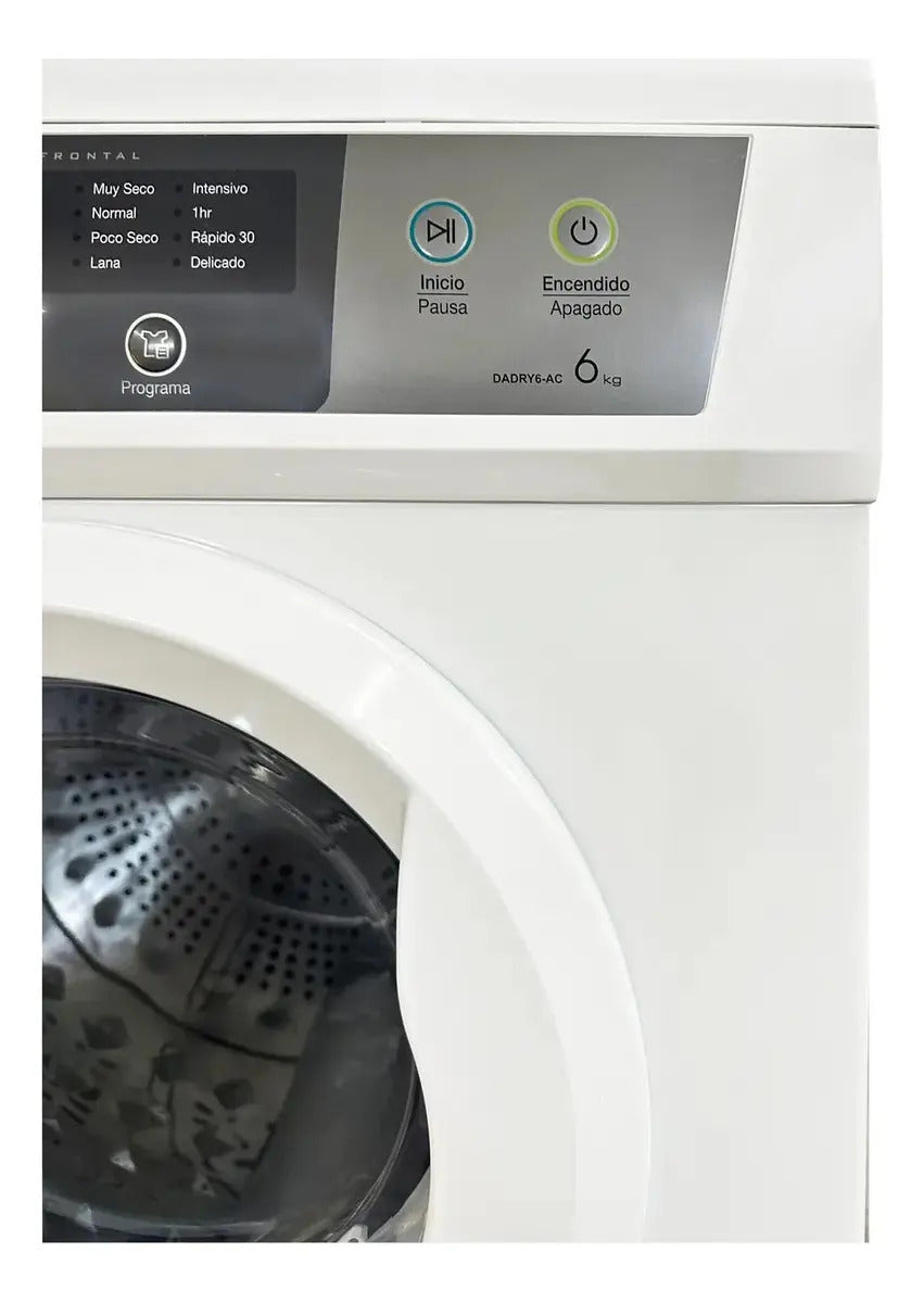 Secarropas Daewoo 6kg Tambor De Acero Inox - Blanco