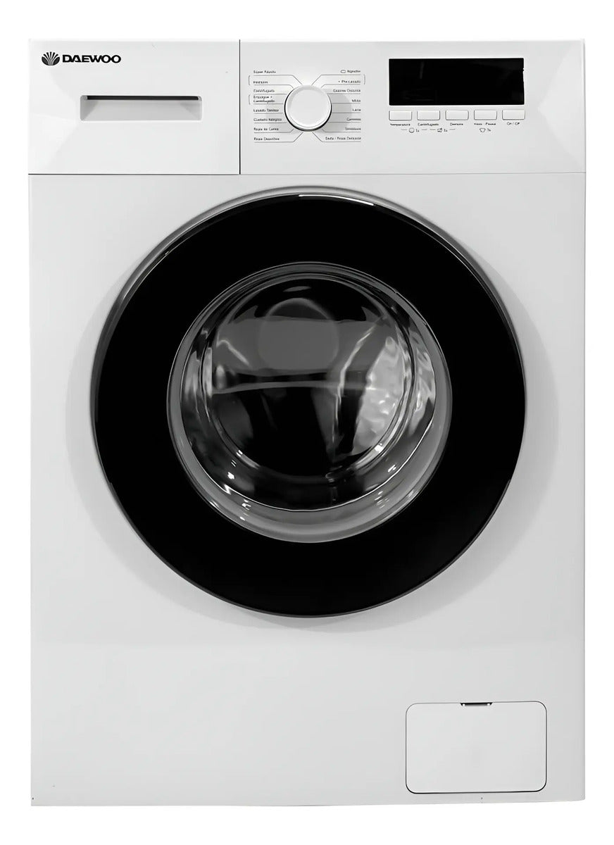 Lavarropas Daewoo Carga Frontal 8kg - Blanco