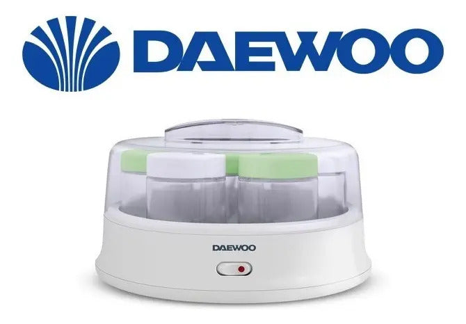 Yogurtera Eléctrica Daewoo + Recetario - Blanco
