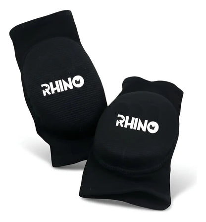 Rodillera De Impacto Doble Acolchonado Rhino - Negro M