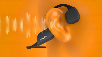 Auriculares Bluetooth Philips Deportivos Taa6606bk Negro