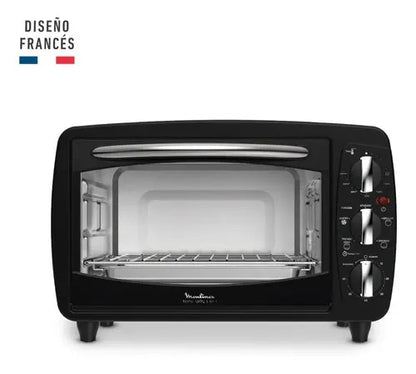 Horno Freidora De Aire Moulinex 20 Litros 5 En 1 - Negro