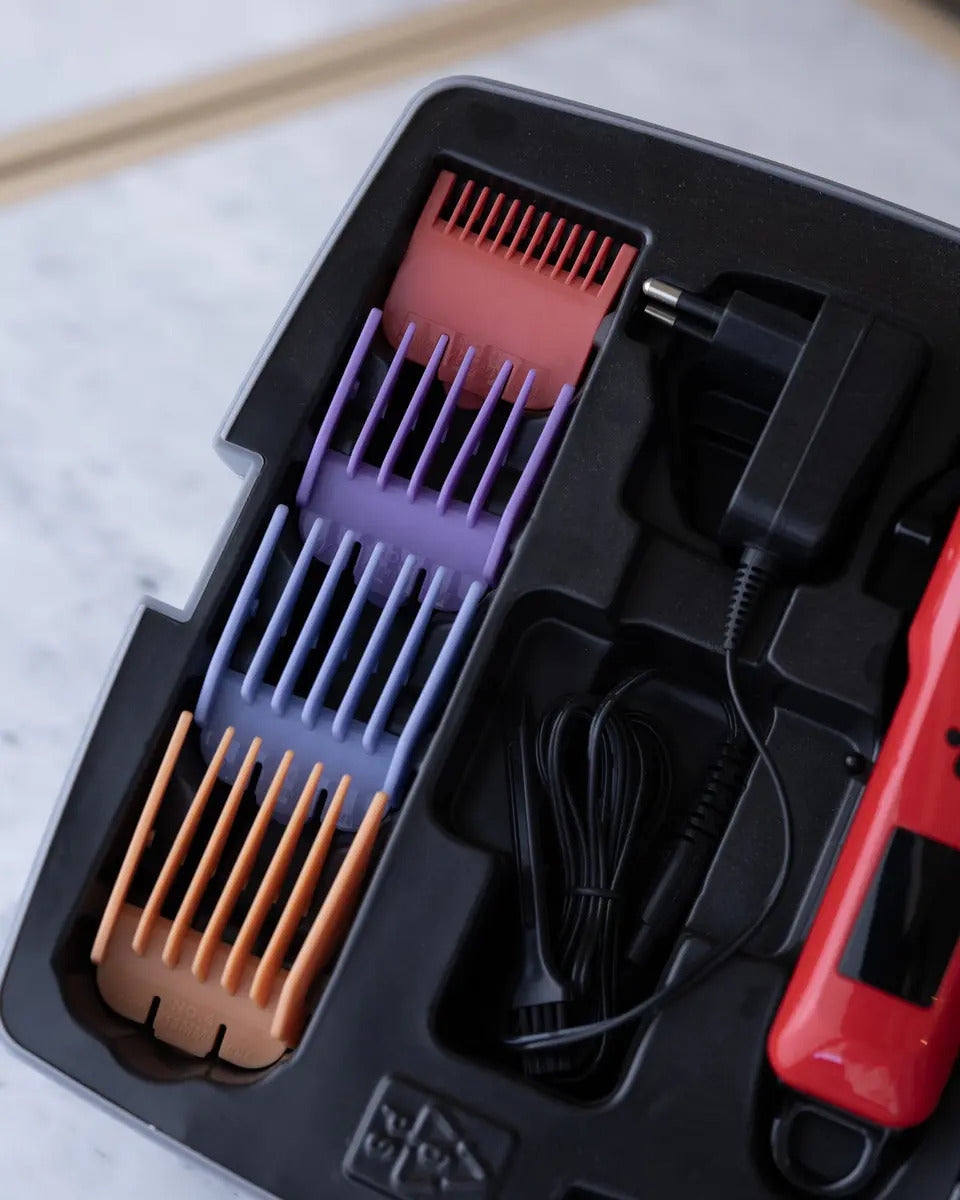 Kit De Corte Para Mascotas Xion Inalámbrico Xi-hairpetkit Qo Rojo