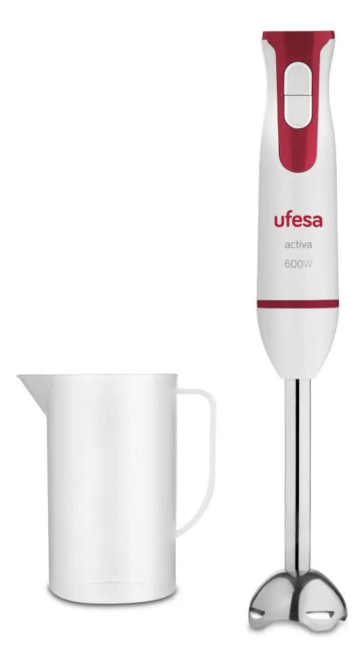 Mixer Ufesa 600w Activa Bp4551 - Blanco/rojo