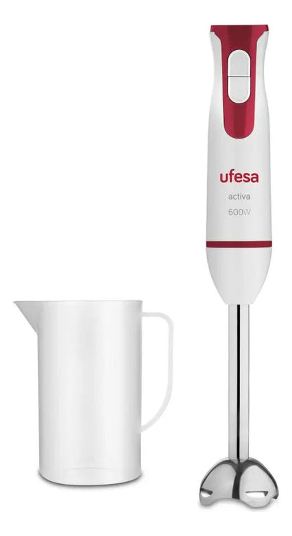 Mixer Ufesa 600w Activa Bp4551 - Blanco/rojo