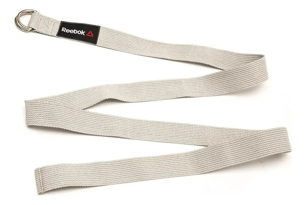 Correa Cinta Para Yoga Pilates Fisio Flex Reebok - Blanco