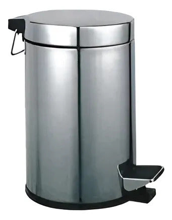 Papelera Acero C/pedal 30 Lt.
