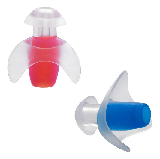 Tapones Oído Natación Silicona Earplug Pro Arena - Rojo Y Azul