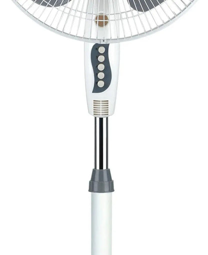 Ventilador De Pie 40 Cm Futura Fut-1613r - 40 Cm 50 Blanco Gris Plástico