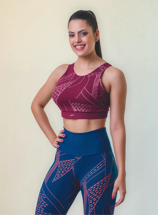 Top Deportivo Dama Fitness Gym Uv50+ Elite - Rosa S
