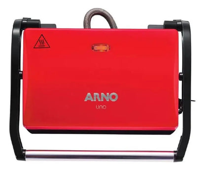 Sandwichera Arno Eléctrica Compact Uno Grill - Rojo