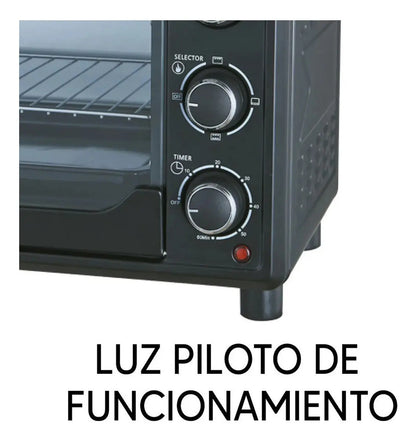 Horno Eléctrico Xion 25 Litros 1400w Inox Xi-he25 Negro