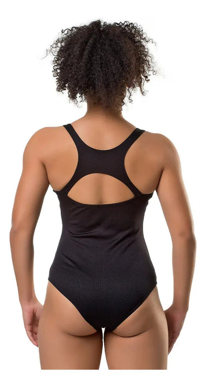 Malla Natación Dama Entera Playa Calidad Elite - Negro M
