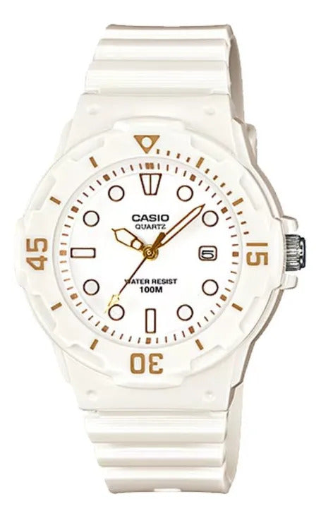 Reloj Casio Dama 38mm Silicona Lrw-200h-7e2vdf - Plateado