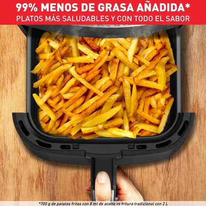 Freidora Sin Aceite Digital Moulinex Xl Acero Inox Gris