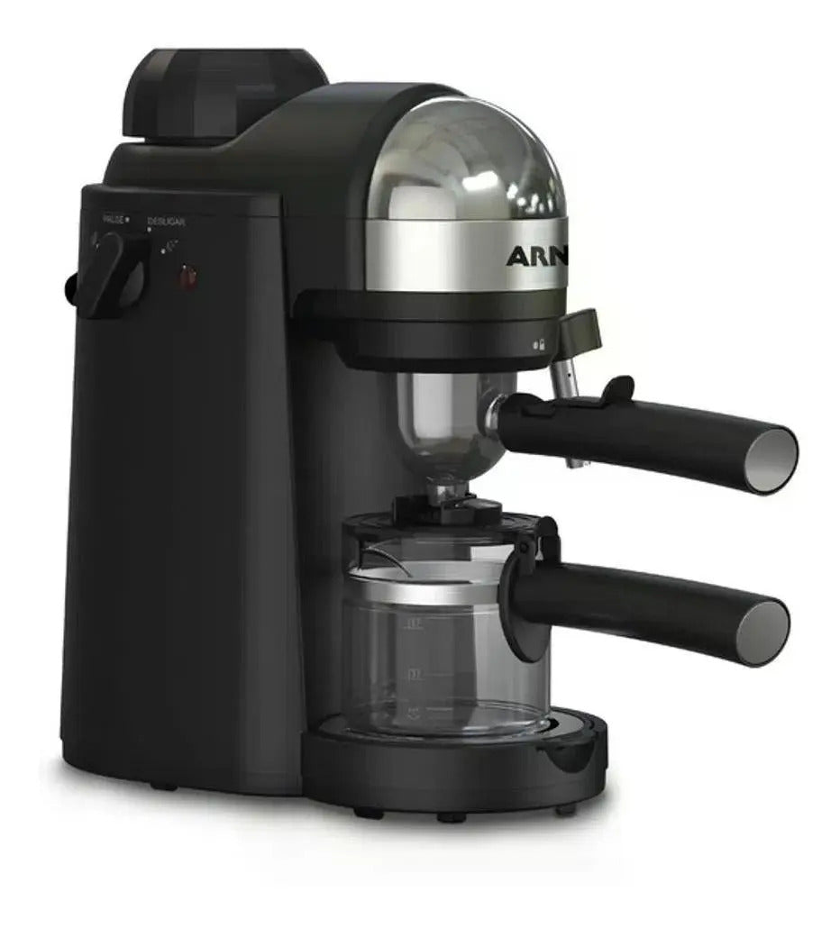 Cafetera Arno Mini Espresso - Negro/acero Inoxidable